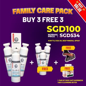 Sea Oil Family Care Pack (6 Bottles)