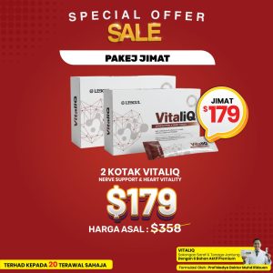 Pakej Rawatan Percubaan VitaliQ (2 Kotak)