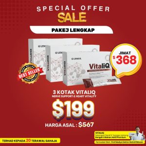 Pakej Rawatan Jimat VitaliQ (3 Kotak)