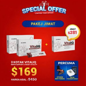Pakej Rawatan Jimat VitaliQ (RO 3 Kotak)