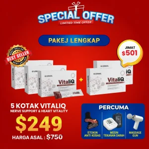 Pakej Rawatan Lengkap VitaliQ (RO 5 Kotak)